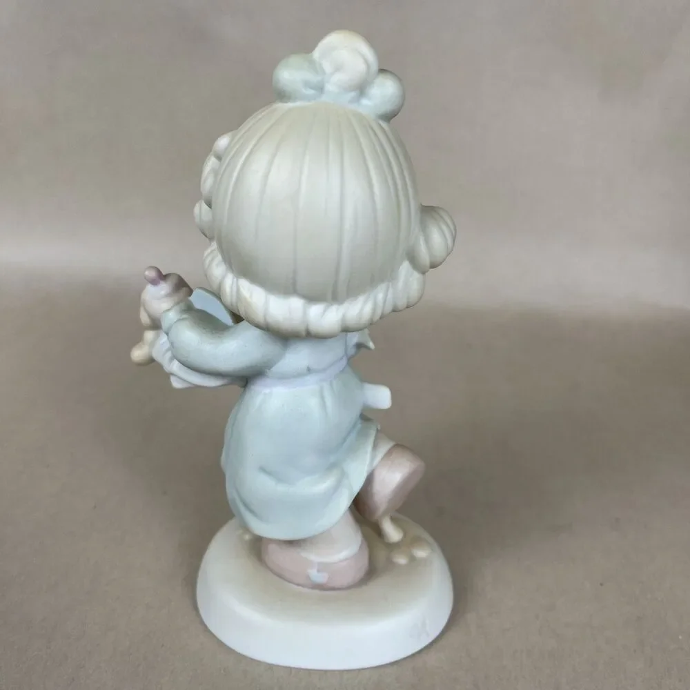 Precious Moments #521450 “Lord Help Me Stick To My Job” 1989 w/box EUC‎